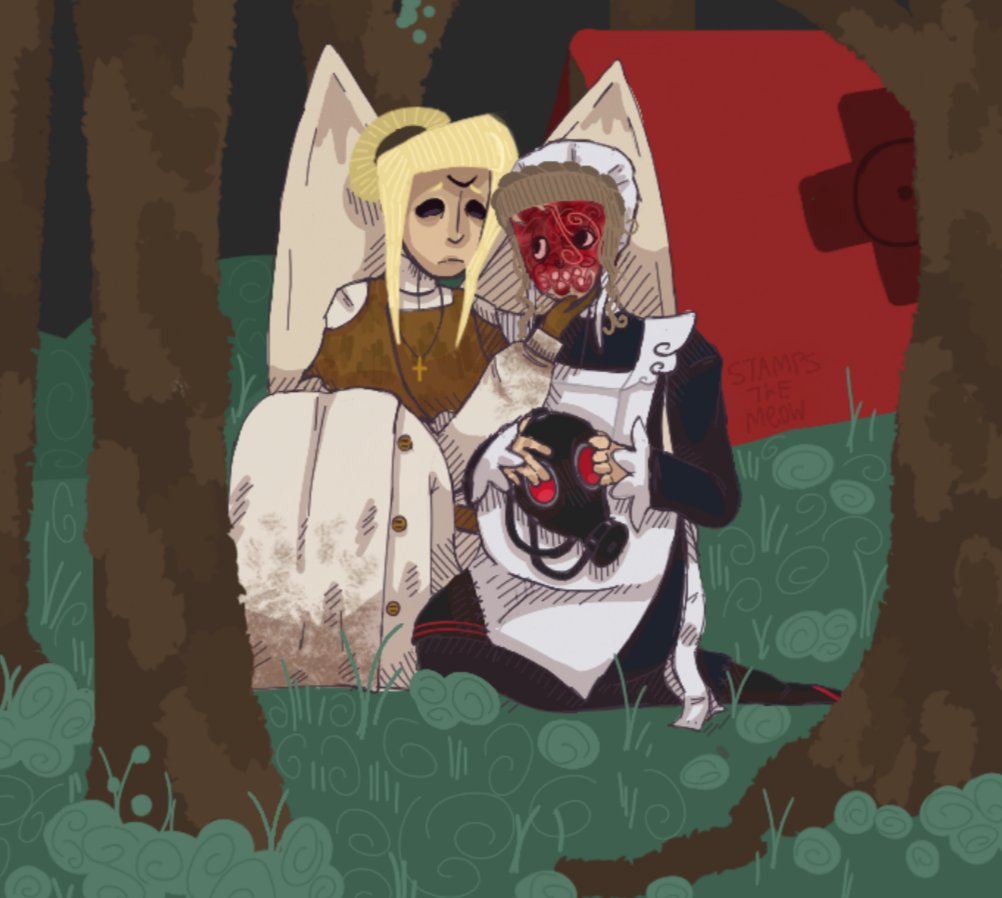 Stamps_The_Smal's tweet photo. Not all angels look the same
#creepypasta #judgeangel #thegasmaskmaid https://t.co/aLy0u05WeH