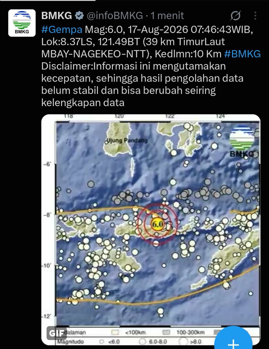 jongsukonly123's tweet photo. YA ALLAH 6.0 😭😭 DI TITIK YANG SAMA 😭😭 SUMPAH DEMI APAPUN BADAN GW LEMES 😭😭 RUMAH GW KAYAK DI ANGKAT RASANYA 😭😭😭 https://t.co/F2eGygRZuT