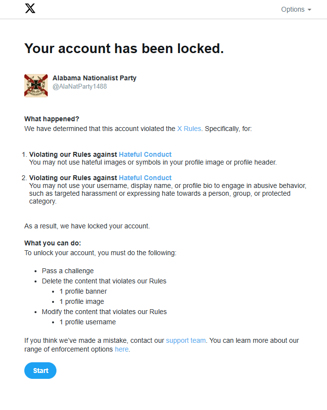 ANP_Network's tweet photo. Aaaand we're back online here. Thanks for the free speech @elonmusk. We appealed this unjust locking three times since we've been knocked out. No response whatsoever. https://t.co/kBci7PsCXU