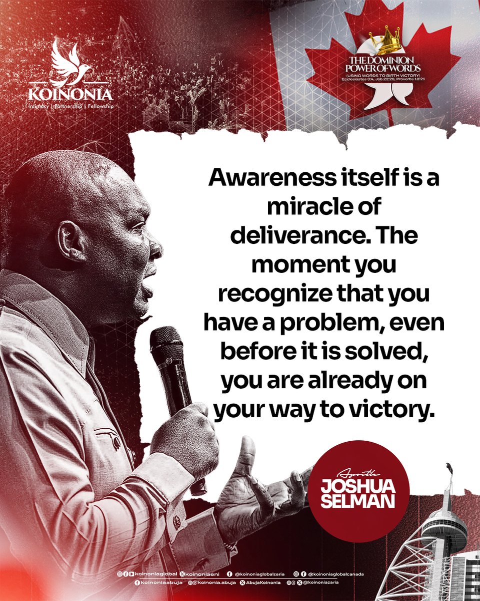 koinoniaeni's tweet photo. #ApostleJoshuaSelman
#TheDominionPowerOfWords
#UsingWordsToBirthVictory
#KoinoniaCanada
#KoinoniaAbuja
#KoinoniaZaria
#KoinoniaGlobal https://t.co/XQg2KBxYgr