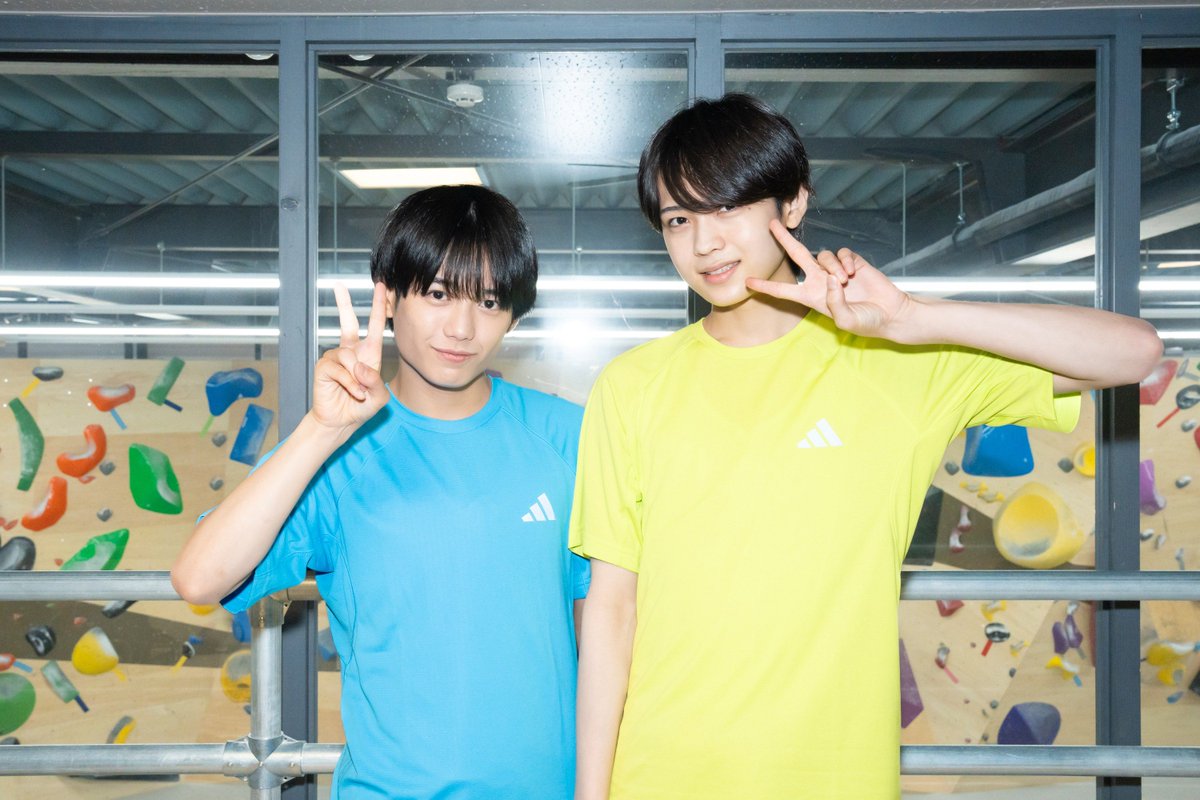 oshiraku's tweet photo. 📍推し楽 ニュース💌

真弓孟之＆渡邉大我、ボルダリング難関コースにリベンジ！ 2人は“殻”を破れるか？

詳細はこちら👉https://t.co/QdBwW1idPh

#関西ジュニア_ノーフィルター #関西ジュニア https://t.co/EGEftRmZ5e