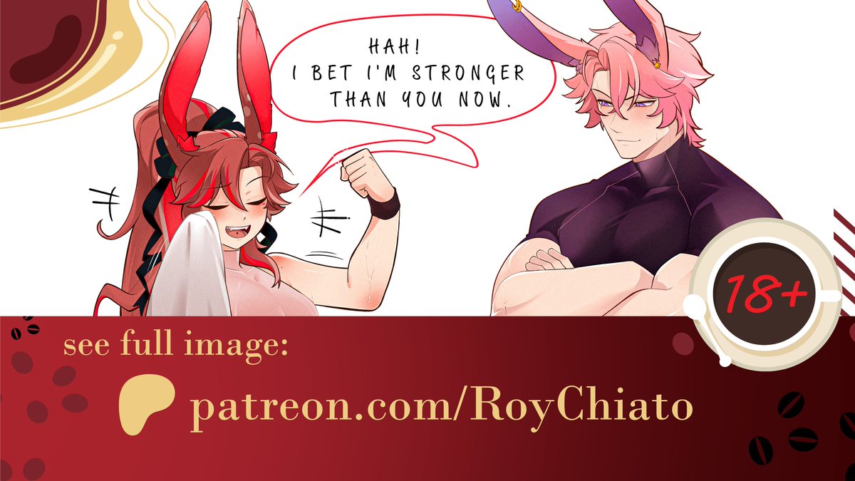 OfflineChiato's tweet photo. Stronger than me? We all know what Rue's secretly thinking here...right? 😏

🎨 @jonottoday 

#RoyChiBuns https://t.co/iwq2KdRu9i