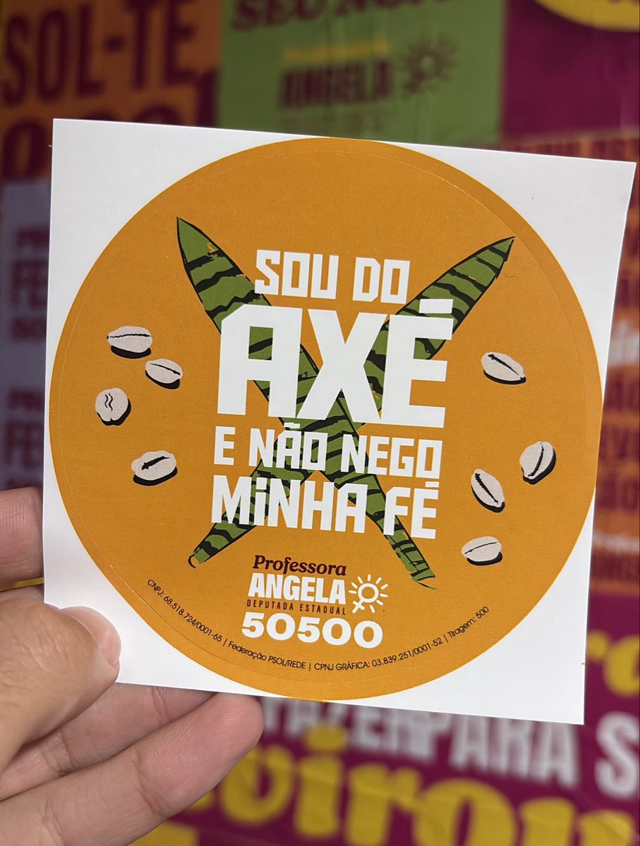 jricardss's tweet photo. Avisa que os macumbeiros do Paraná tem deputada estadual: é Prof. Angela 50500! 🪘 https://t.co/jd0uGHGkHx