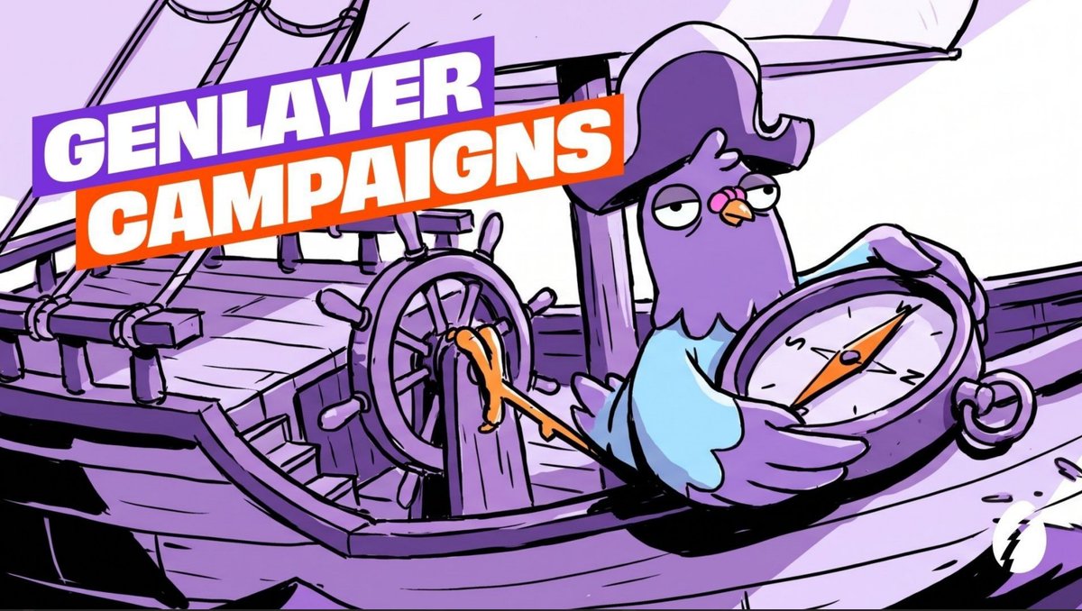 chamnchi's tweet photo. Rally New Campaign

🦴Genlayer Campaign 
https://t.co/moR8WgmQRE

💤Source https://t.co/vxp4cIMjfL https://t.co/ItjezNLd80