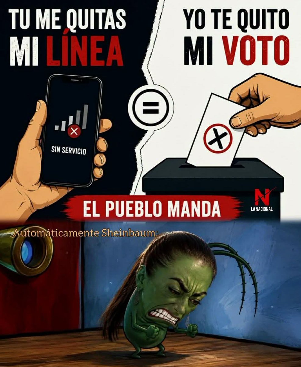 Alejand23536609's tweet photo. Cancelen mi línea, y cancelenle a todo México. 

Mi terminación es 1, esperaré pacientemente a que me lo cancelen. 

Mientras, recuerden que de nada les va a servir el despilfarro de dinero que han hecho en apoyos sociales cuando le quiten a alguien algo tan importante como es el teléfono.