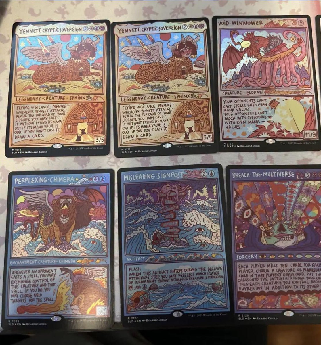 SadPoor's tweet photo. Tenemos más cartas del Secret Lair Ricardo Cavolo.
Dejo el decklist en el primer comentario. https://t.co/mnmw86Lymx