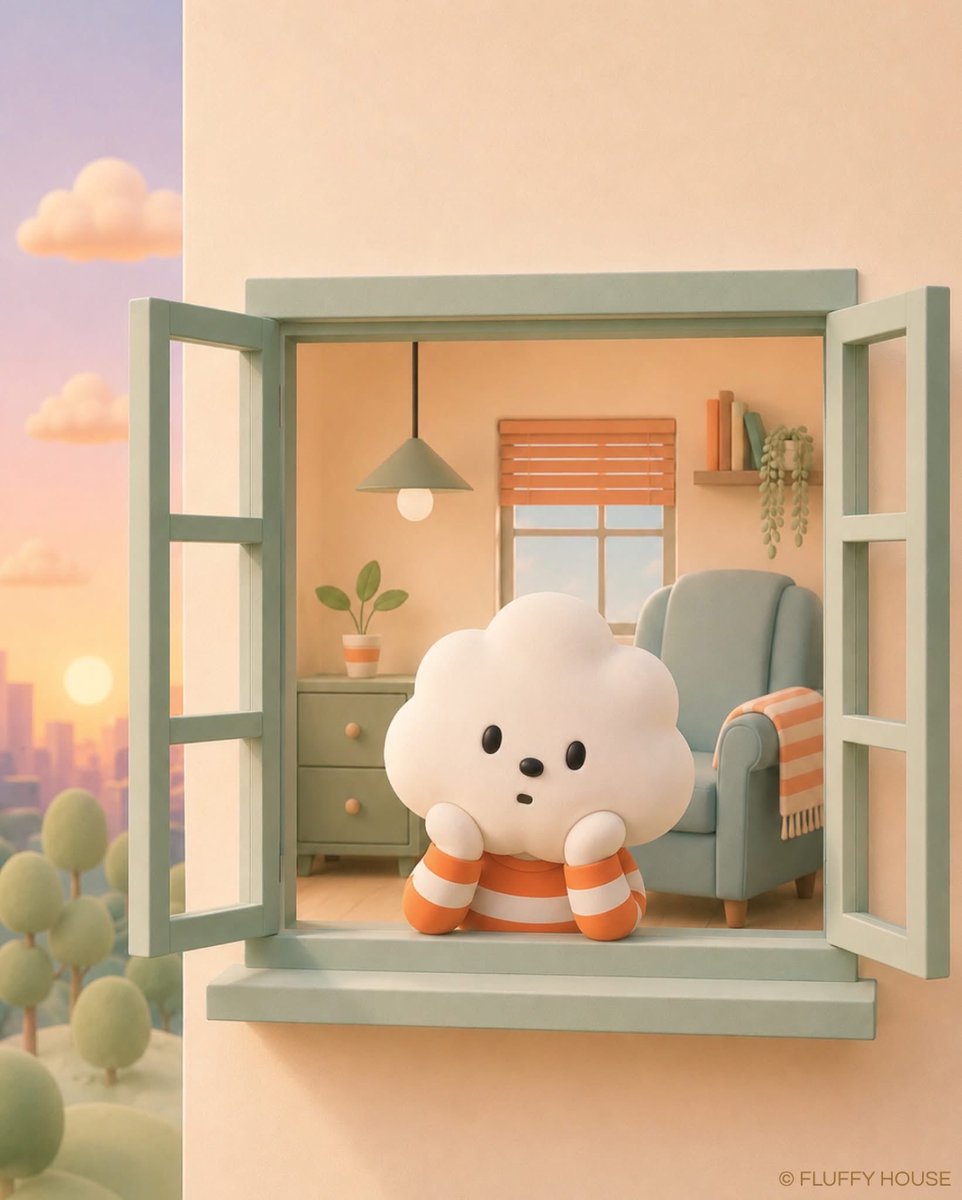 FluffyHouseCS's tweet photo. Just watching the day go by.

Sometimes, doing nothing for a little while is exactly what we need.

#FluffyHouse #mrwhitecloudandfriends  #MrWhiteCloud https://t.co/r1A7F3gMZn