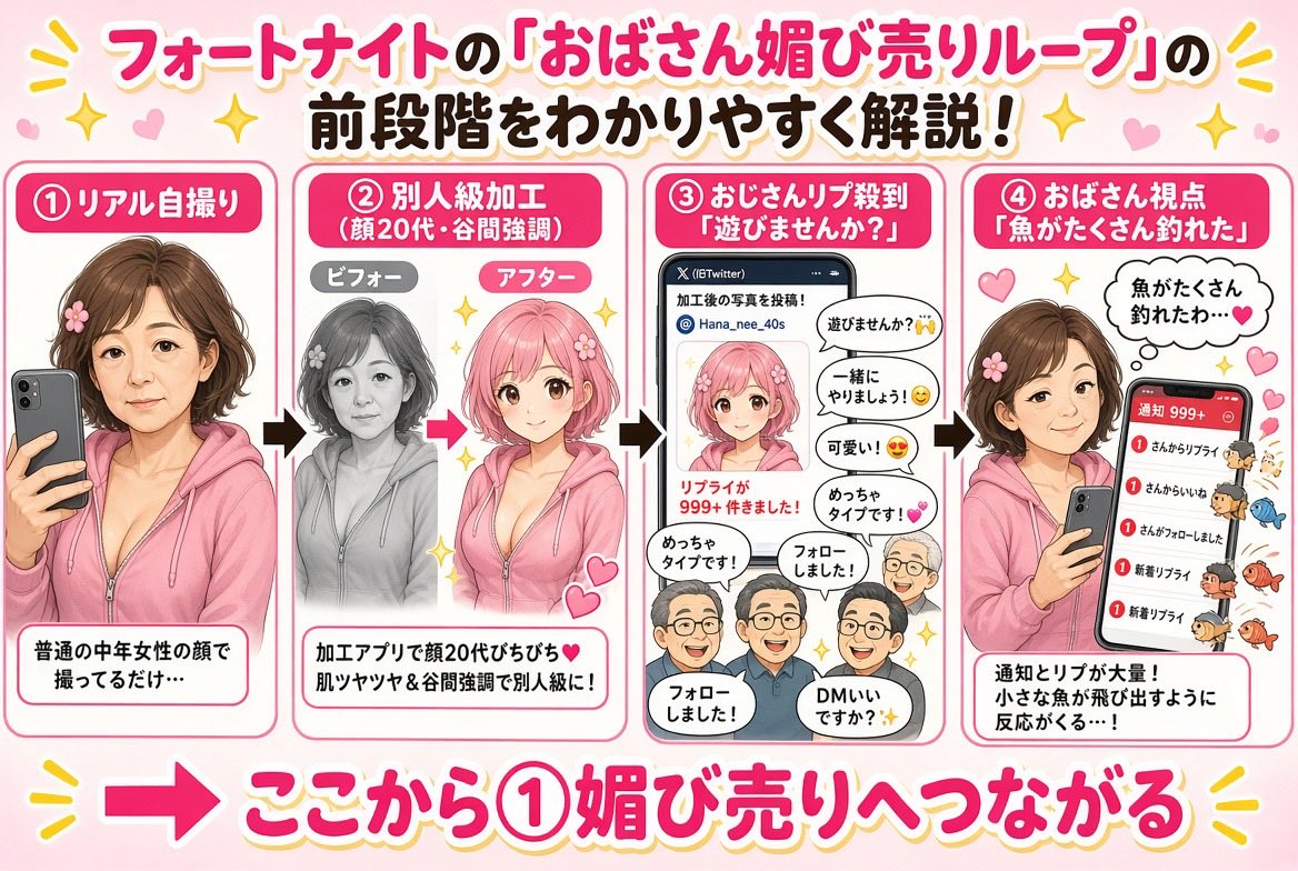 kabetachinu's tweet photo. Xから始まる
フォートナイトおじおば界隈の解説です🙇‍♂️

競技をがんばる関係のないキッズたちも
ここはテストに出るので、
よく確認しておくように👍

今日から仕事の皆さんも
こちらをみて元気出していきましょう🏃

※尚、こちらは否定ではありません。
成り立っていれば素晴らしき世界です💛
成り立っていれば、、、
