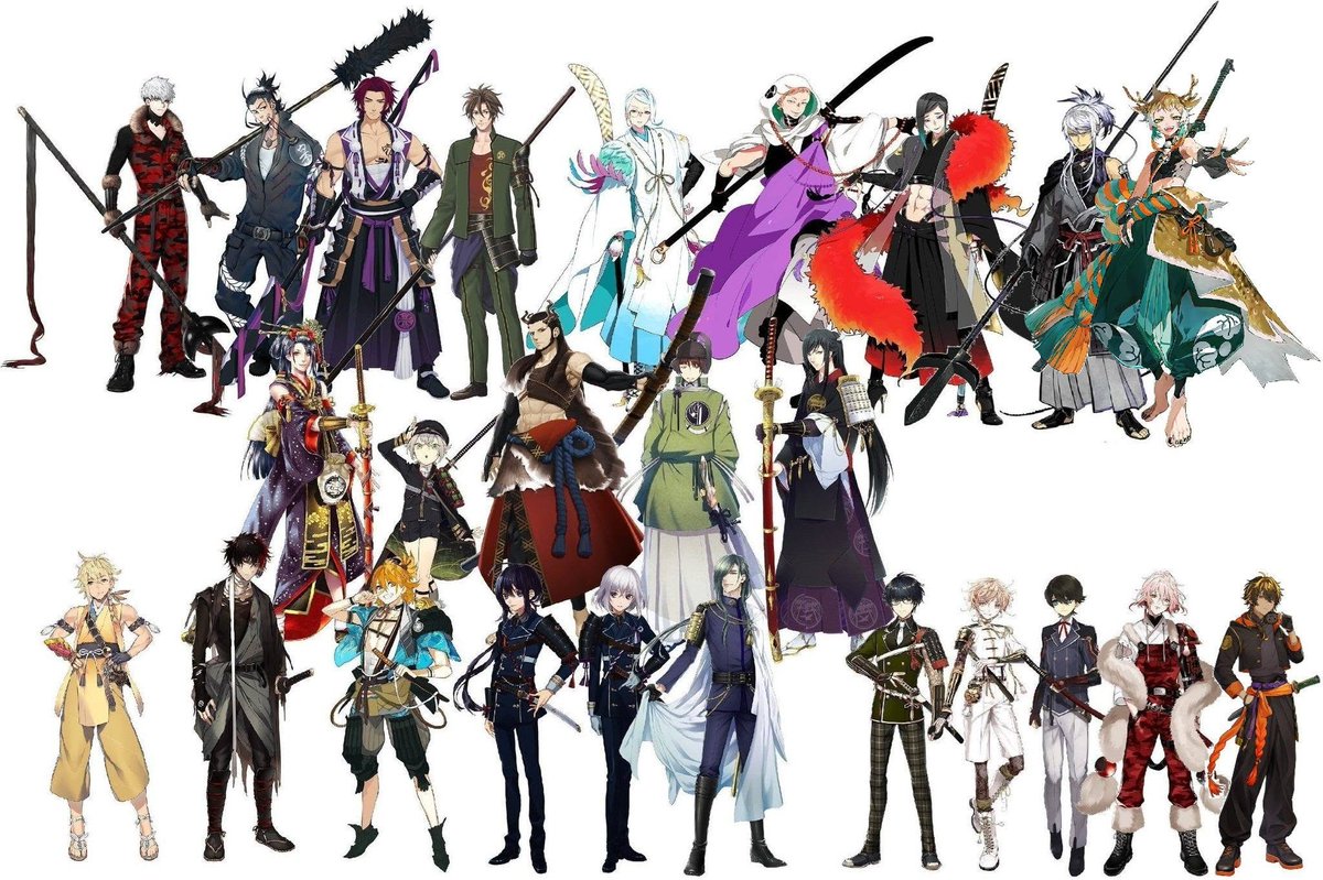 SaniwaKnight28's tweet photo. 我的刀男家人們(2026/8/17+狐崎為次 https://t.co/zeNlMhFy8j