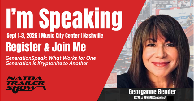 kizerandbender's tweet photo. I'm speaking at #NATDATrailerShow, Sept 1-3 in Nashville. Explore a sold-out show floor, connect with 4,500+ attendees, and enter for a chance to win up to $15,000. Save up to $75 and register at no cost: https://t.co/87jsBi2etg https://t.co/fQQ4OBKtCN