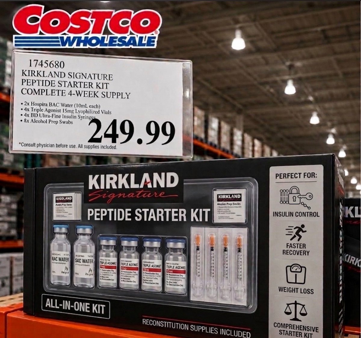 padreresearch's tweet photo. This is getting out of hand. Anyone running to get this?

#costco #costides #peptides https://t.co/fc2lmUrEGW