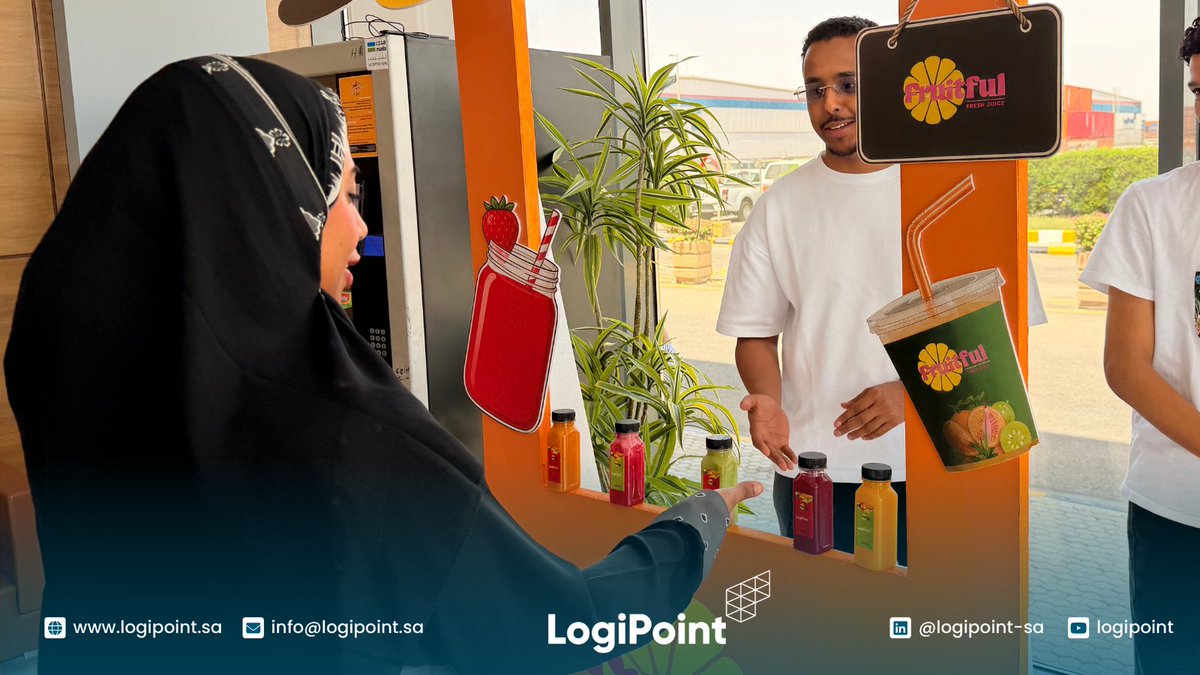 LogiPointSA's tweet photo. انتعاشة صيفية لفريقنا. ☀️🥤
A refreshing summer moment for our team. ☀️🥤

 #LogiPoint #SummerAtLogiPoint https://t.co/FKlyGorkFh
