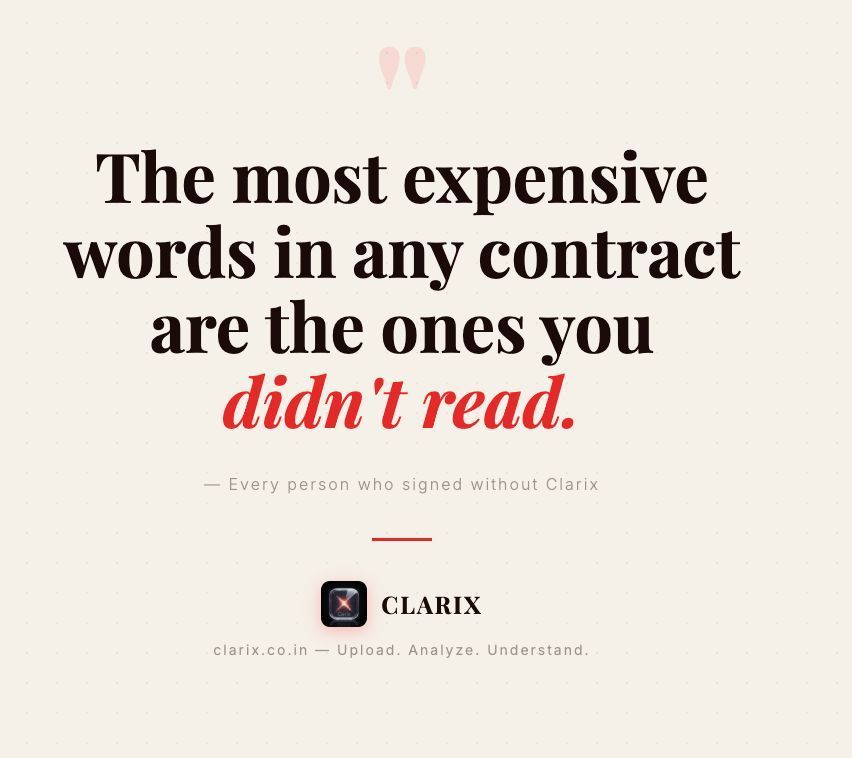 ai_clarix's tweet photo. Love is beautiful. Contracts protect it.

- Asset separation before &amp; after marriage
- Business if one spouse exits
- Inheritance &amp; debt terms
- Alimony terms
- Custody financials

Conversation before = no heartbreak after.

👉 https://t.co/iIQMMk3yIH

#Clarix #Prenup https://t.co/0eTbLptRSQ