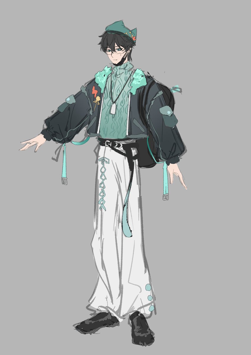 star_whitefish's tweet photo. #丹穹 #dancae 今年1月份的，喜欢画衣服。。。 https://t.co/dMamtuMHkA