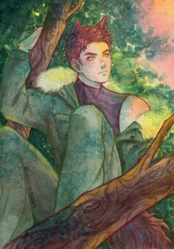 SerenaShinArt's tweet photo. A wolf waiting patiently... Green represents hope 🍀

Made this for the Qixi Fan Art Relay Event 💚
@MagTheMage1 you're next!

#ValkoWorldwide #ValkosPawPrints #BringValkoBack https://t.co/YkqGrtNfvq