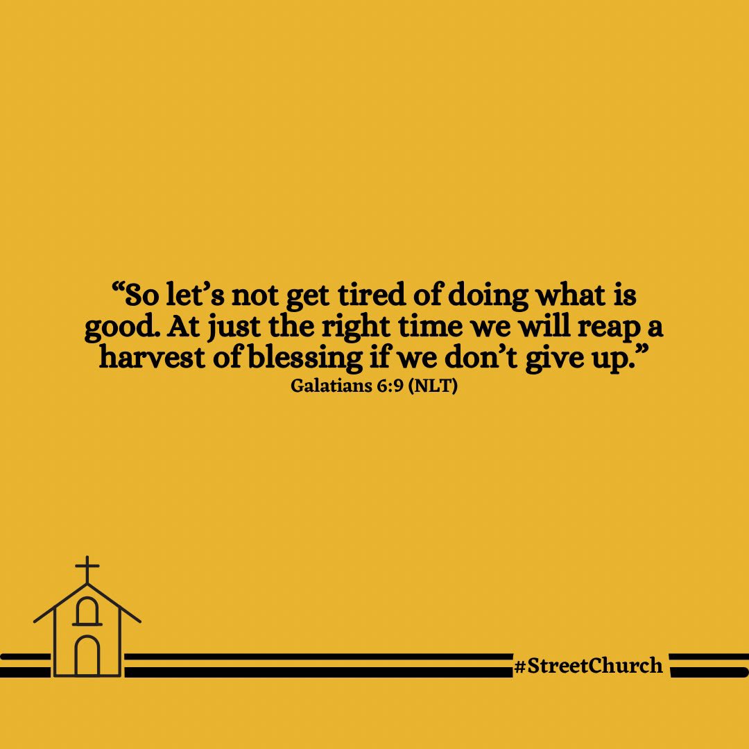 streetchurchh's tweet photo. No give up o! You don close pass as you dey reason am! No be the time to give up be this!!

Go harder this week, your breakthrough close! https://t.co/NyAntrWd56