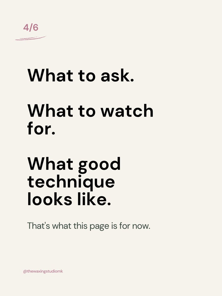 TheWaxingStudio's tweet photo. Not here to sell you anything, just to tell you what to look for in a waxer. I'm Tracey, 20+ years as an Intimate Wax and Ingrown Hair Specialist. Ask how they check for ingrowns after a wax. Watch how the strip comes off, it should pull back low and fast. What would you ask? https://t.co/tJl112H65t