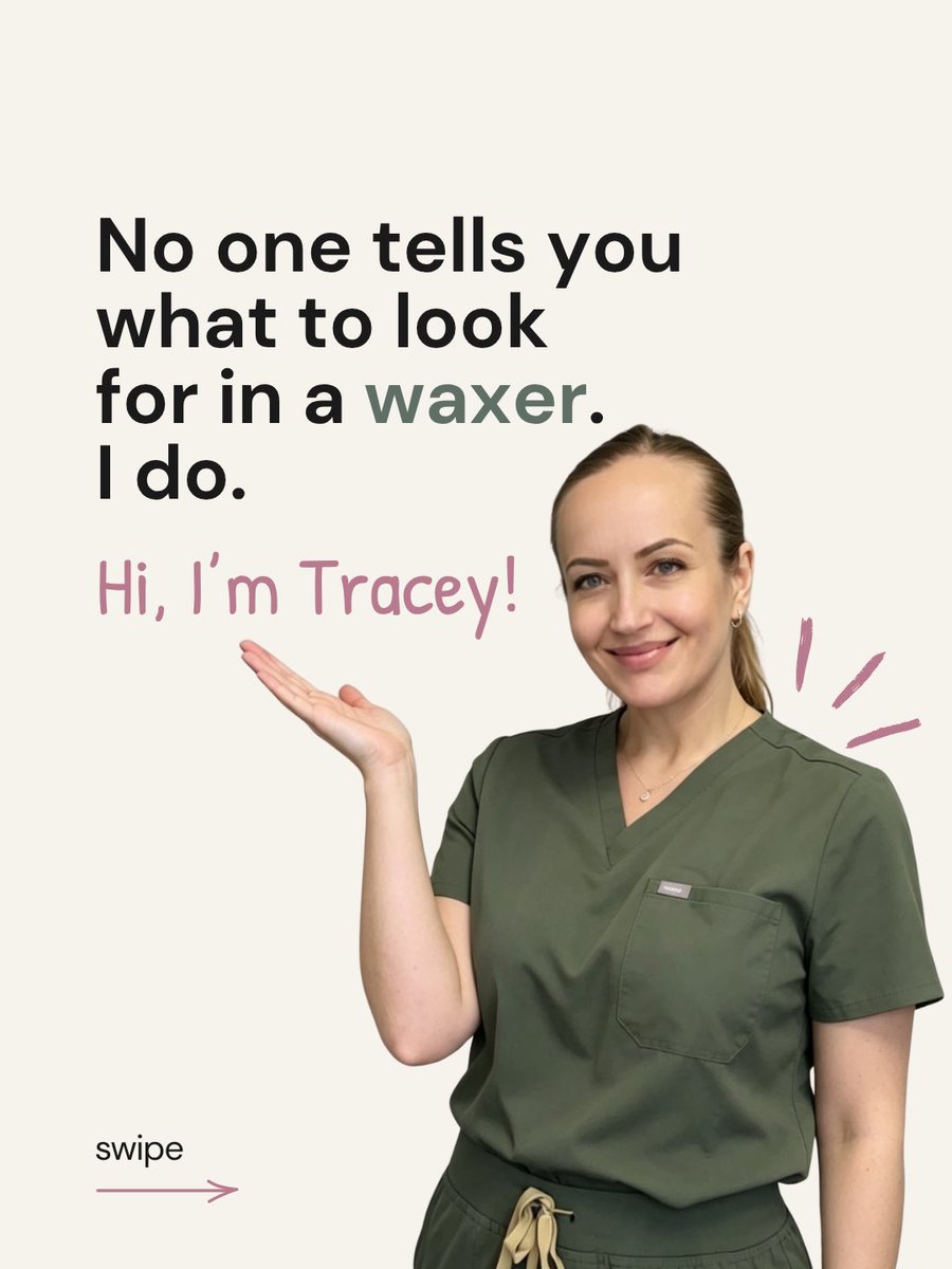 TheWaxingStudio's tweet photo. Not here to sell you anything, just to tell you what to look for in a waxer. I'm Tracey, 20+ years as an Intimate Wax and Ingrown Hair Specialist. Ask how they check for ingrowns after a wax. Watch how the strip comes off, it should pull back low and fast. What would you ask? https://t.co/tJl112H65t