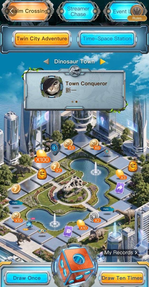 BIGOLIVEapp's tweet photo. Want to become the island ruler? 👑 
Think you have what it takes to beat the current champions? 💪 
Click to try now! 🔥🏝️🦖https://t.co/0S5ZoEdhxJ

#bigolive #JurassicGame #PrizeTime https://t.co/bpRNqK2ehy