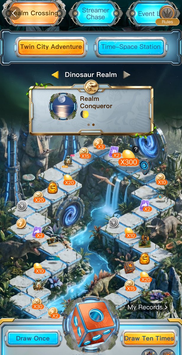 BIGOLIVEapp's tweet photo. Want to become the island ruler? 👑 
Think you have what it takes to beat the current champions? 💪 
Click to try now! 🔥🏝️🦖https://t.co/0S5ZoEdhxJ

#bigolive #JurassicGame #PrizeTime https://t.co/bpRNqK2ehy