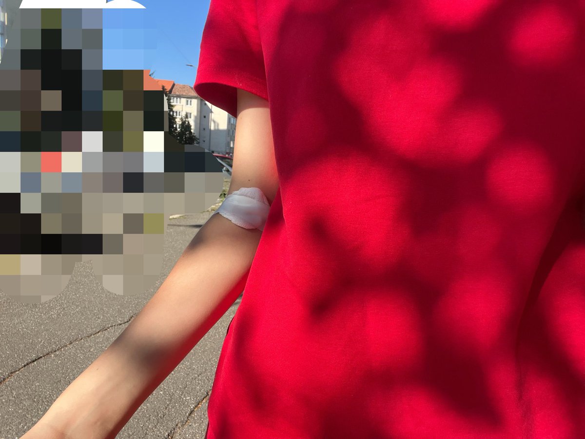 evilfoxthing's tweet photo. they also took my blood n it hurt like a mf https://t.co/0fuCoJyX1P
