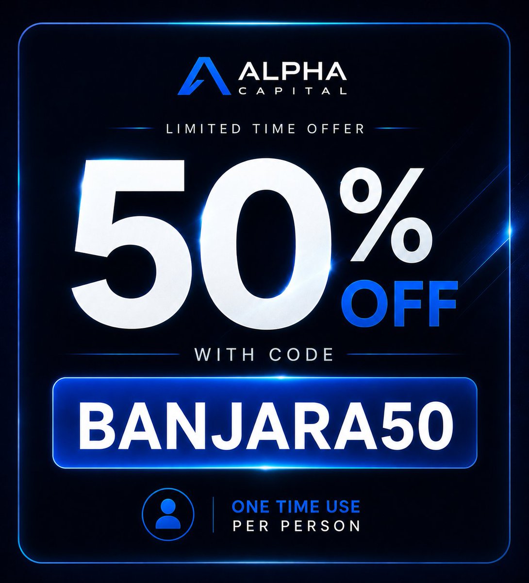 Adam_Aabaad's tweet photo. Happy New Trading week everyone! 

Don't forget to use my code with @AlphaCapitalUK if you are willing to buy a challenge. https://t.co/ngJ7dIS5aP