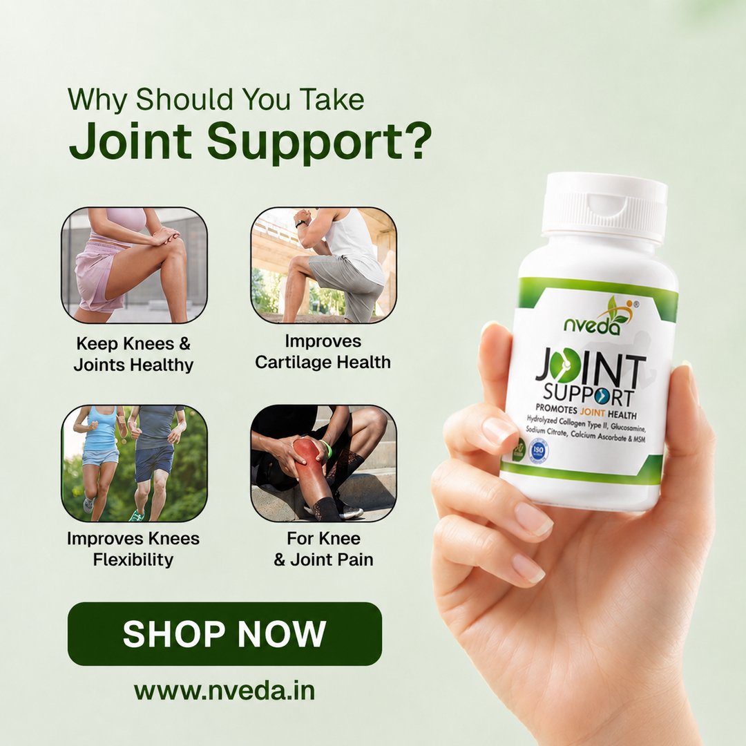 HealthNveda's tweet photo. Move freely. Stay active. 💚

Nveda Joint Support is formulated with Collagen Type II to support joint comfort, flexibility and everyday mobility.

Make every step feel better.
Shop now: https://t.co/fGiuITsegO

#Nveda #JointSupport #ActiveLiving #JointCare https://t.co/OnRReVOA5L