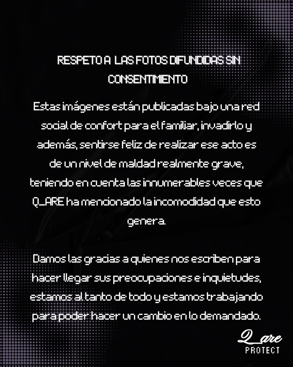 qareprotect's tweet photo. 📑| Comunicado. https://t.co/wRDSt67Jkk