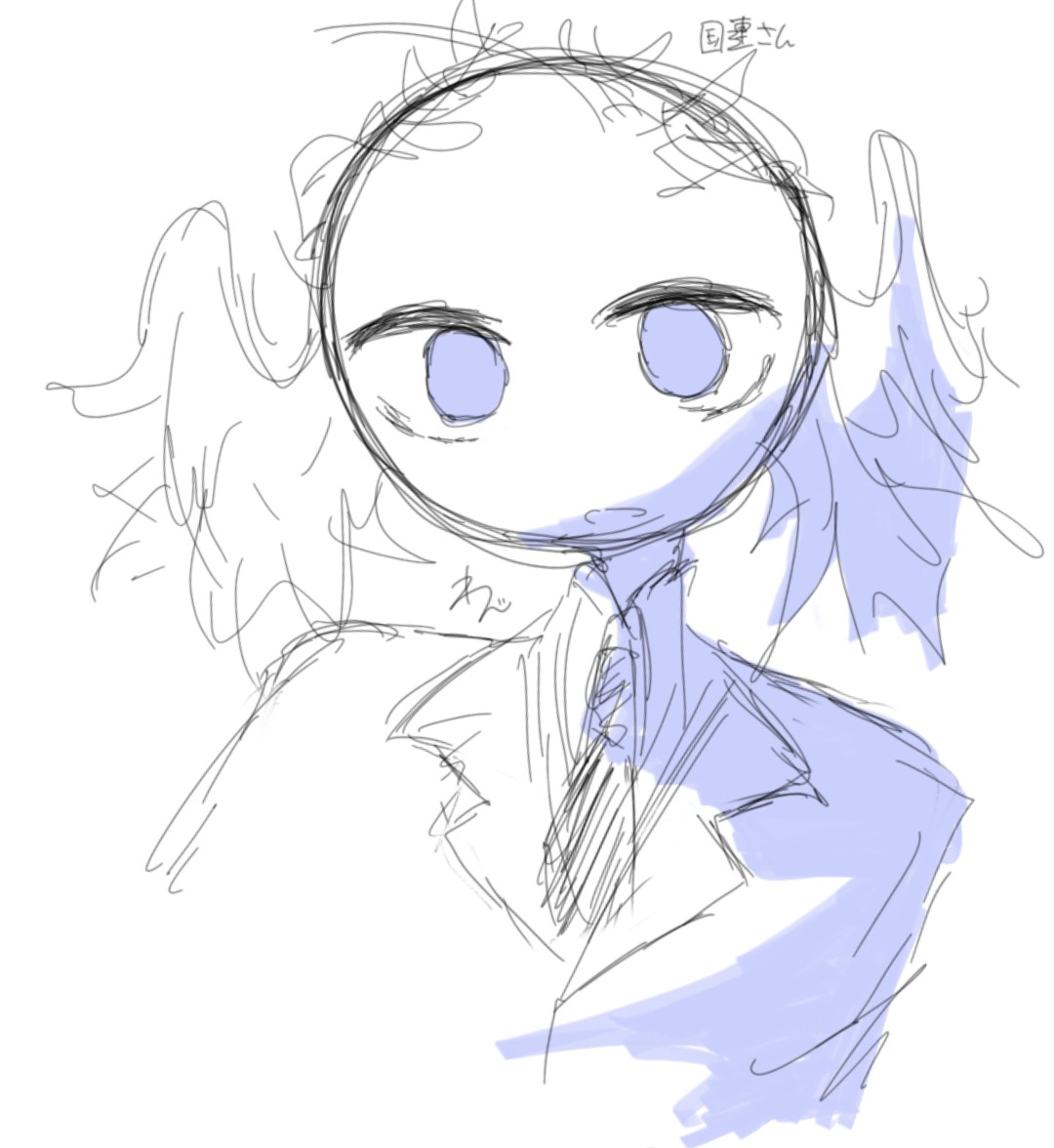 Wan_0918's tweet photo. 落書き🇺🇳さん
　　　　　←影なし　　　影あり→
#カンヒュ
#カントリーヒューマンズ https://t.co/4qKmA3wunk