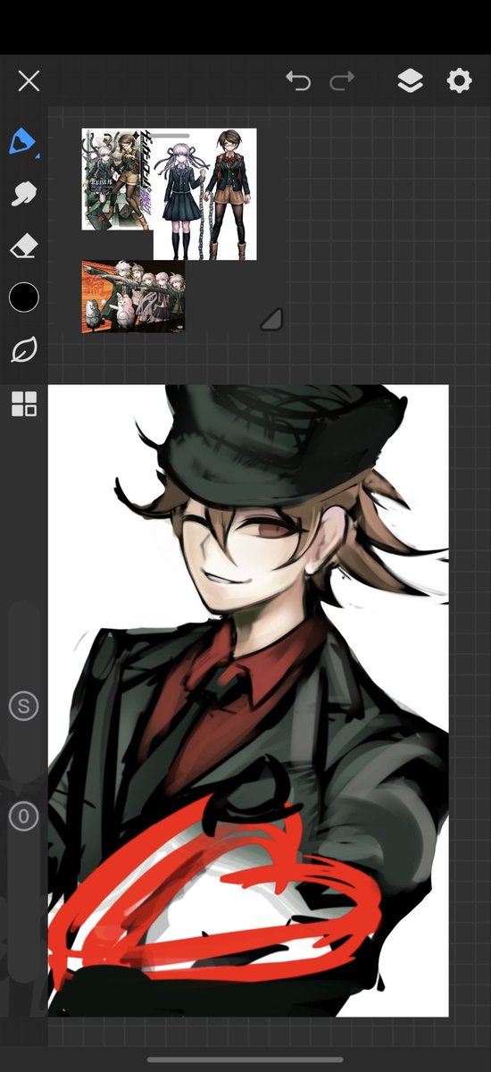 ynshwnmng1's tweet photo. The character I designed before is now my friend's.His name is KAMITSUJI RIOTalent is a super-college-level execution department.(responsible for torture)
#danganronpaoc
#danganronpa
#fanganronpa
#droc https://t.co/WpXkMnWgVC