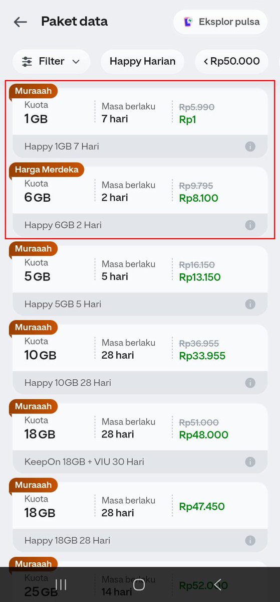 Animade112's tweet photo. Mantappp nih ... kuota internet di apk GoPay, lagi ada promo tuh bisa isi kuota cuma bayar Rp1 buat semua operator! abis itu bisa beli lagi kuota yang serba Rp8.100 dan ini buat semua operator pula,,,serbu guys promonya sampe akhir agustus ini aja #GOPAYKUOTA8RIBU https://t.co/dLniZurZ6f