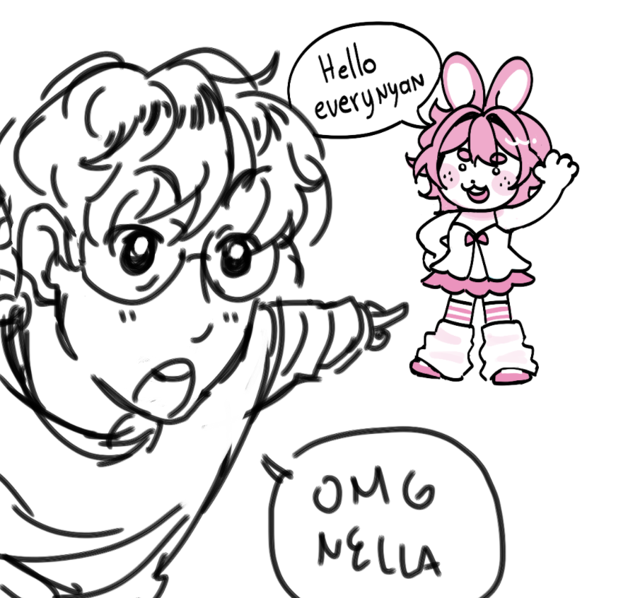 Nellabun's tweet photo. Nos juntamos a dibujar luego de mil años @tenmadreamm https://t.co/WQmZH2LHLC