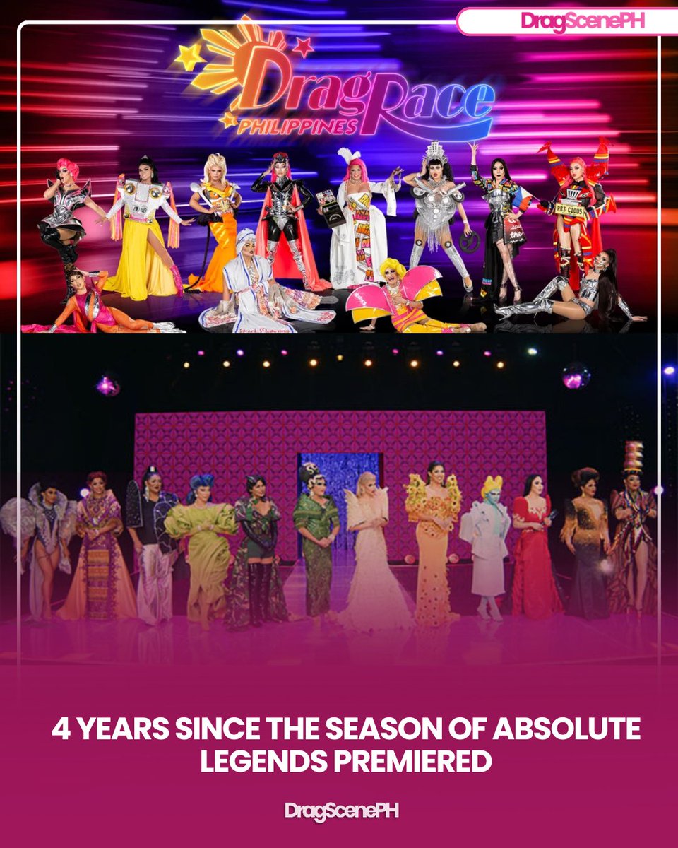 DragScenePH's tweet photo. Happy 4th Anniversary To The Cast That Paved The Way! 🏁🇵🇭

#DragScenePH
#DragRacePH https://t.co/DRc7WmpiPP