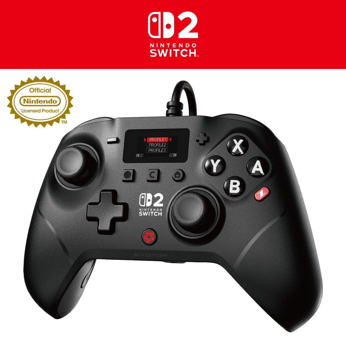 EVOTOP_zuiki's tweet photo. 🎮 ゲーマーのために、最高のゲームライフを。
＼Nintendo Switch™ 2対応モデル予約受付中／
https://t.co/hlJj8e7VKt

プロファイル設定やスティック調整など、EVOTOPシリーズの人気機能を継承。
快適な操作性と洗練されたデザインを、手に取りやすい価格で実現しました。 https://t.co/F4d5Cjm39T