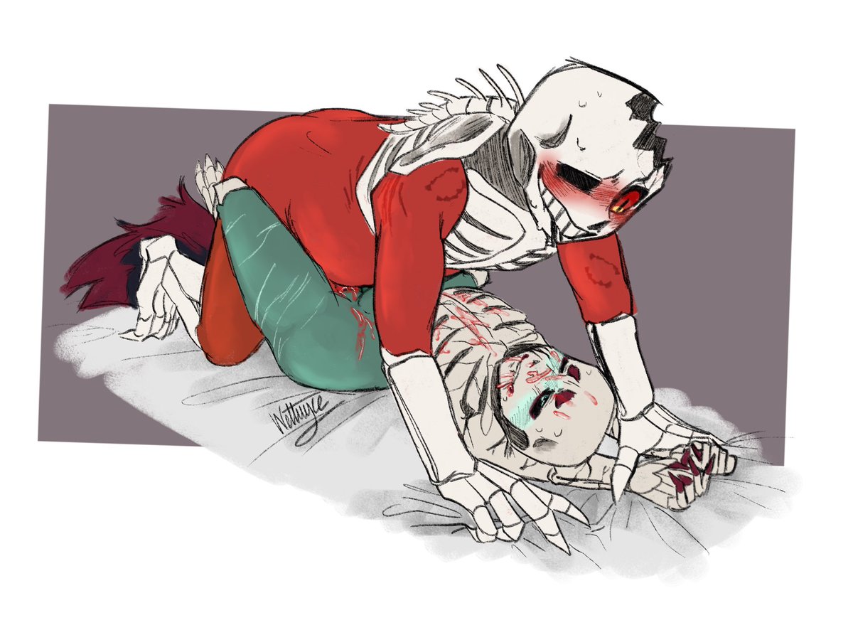 wettryce's tweet photo. Colored sketch commission!
#undertail #horrorxoc #nsfw https://t.co/rd4dRjeeQC