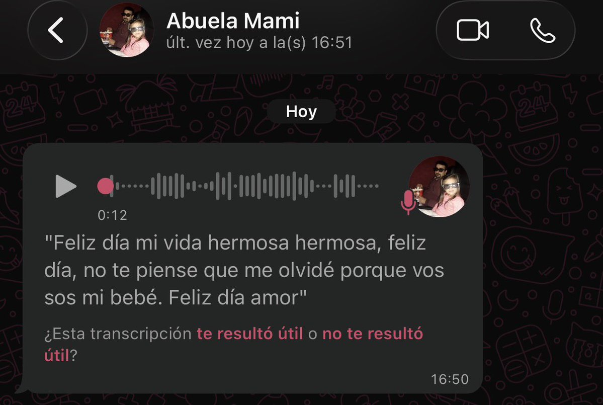 mikicortine's tweet photo. @poliallday La mía me mandó un audio 🥹❤️ https://t.co/4VAPswvNtE