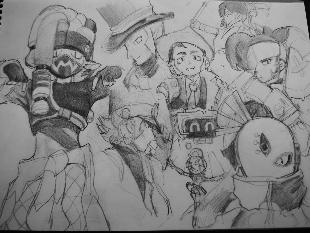 runba0128's tweet photo. #ブロスタ鋭角部 
公式の絵柄を意識して好きなキャラを描く https://t.co/PWfCnAmMyU