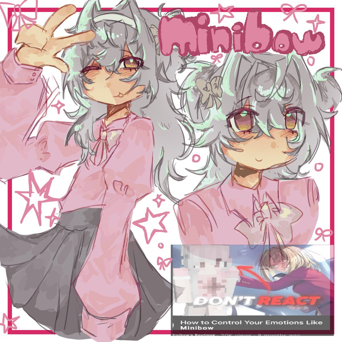 chamomilecabbag's tweet photo. do ppl on twt know abt minibow…………………👀👀
#minibow #minibowfanart https://t.co/O3JNUsfrrf