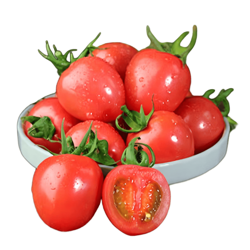 CJiott's tweet photo. [This farm-fresh cherry tomato is a game-changer—juicy, sweet, and zero seed waste, perfect for salads!] https://t.co/5bwieja2qk