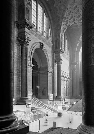 jonbabylon's tweet photo. Pennsylvania Station, NYC. 

America’s architecture has a visible greco-roman inspiration, a signifier of our connection to the western world. The U.S. is a western nation, and that’s non-negotiable. https://t.co/awzuza86Fl