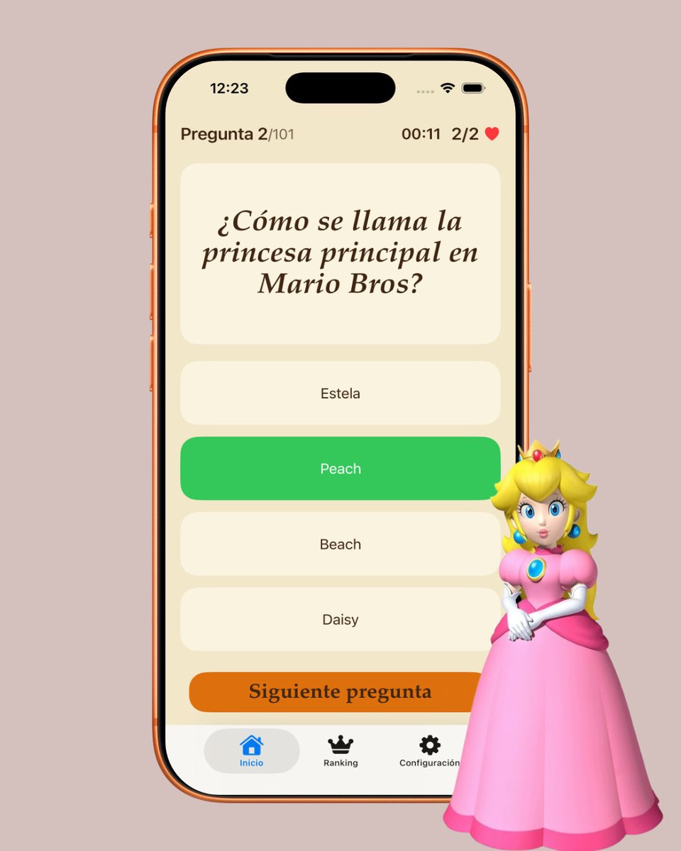 timetoapps's tweet photo. 👑 ¿CÓMO SE LLAMA LA PRINCESA PRINCIPAL EN MARIO BROS? 
Sabes la respuesta? ¡Descarga Quizlandia y demuéstralo! Link a Android: https://t.co/OPRsJdxAYa
Link a iOS: https://t.co/yNrGTcPcd3 

#trivia #quiz #preguntas #videojuego #mariobros #México #España https://t.co/UegImkR1Ml
