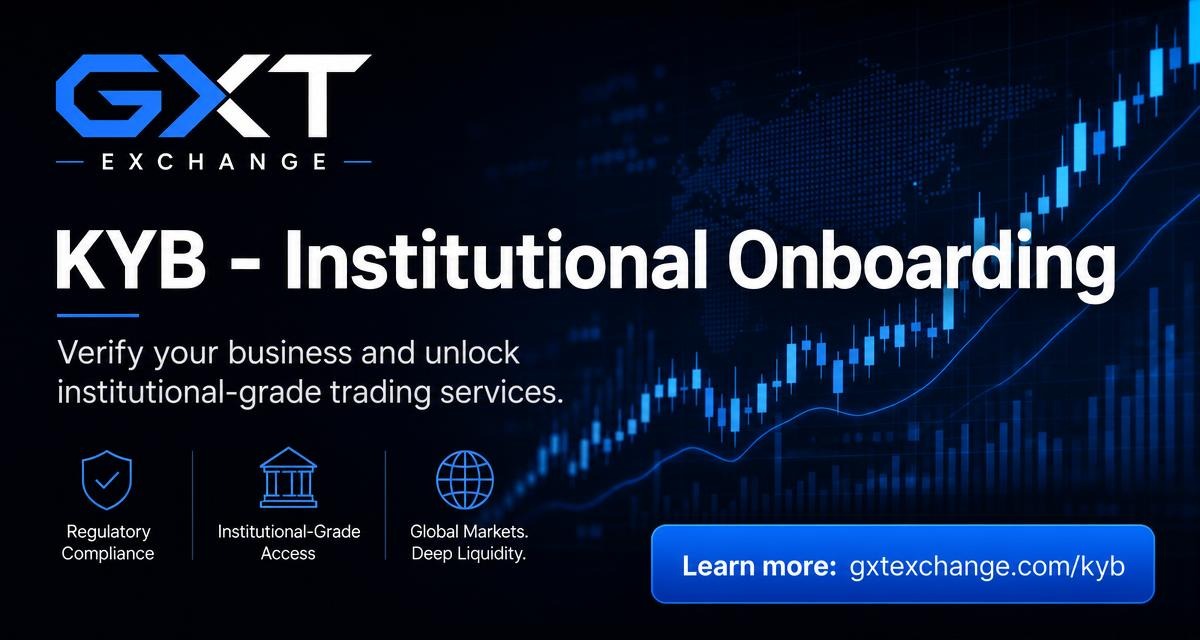 GXTExchange's tweet photo. KYB - Institutional Onboarding Verify your business and unlock institutional-grade trading services on GXT Exchange.

👉 https://t.co/WlmdhgnWbA
#GXTExchange

 #KYB #InstitutionalOnboarding #B2B #CryptoExchange https://t.co/iMTLfh1oB8