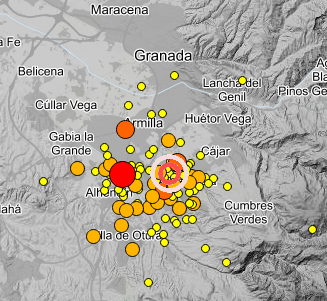 _bakaru's tweet photo. Si, todo esto son terremotos en Granada desde el 14 de Agosto.

Parece una broma pero no... https://t.co/JF8SbmYeOp