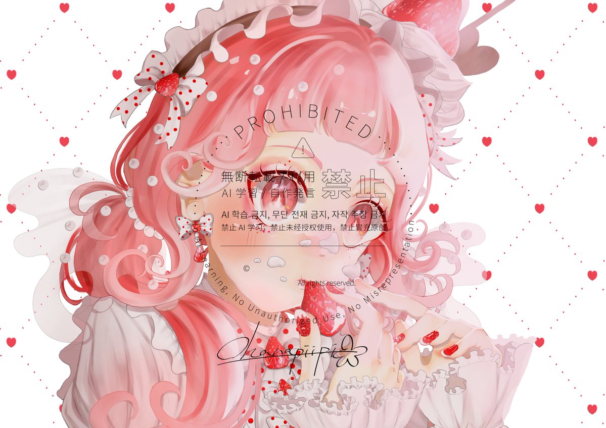 ooooohanapp00's tweet photo. #パフェロリータシリーズ 🎀🍓
sweet strawberry parfait 🍓

「あまいいちご、ひとくちいかが？🍓」
 #イラスト   #illustration https://t.co/a6EB6WNO0o