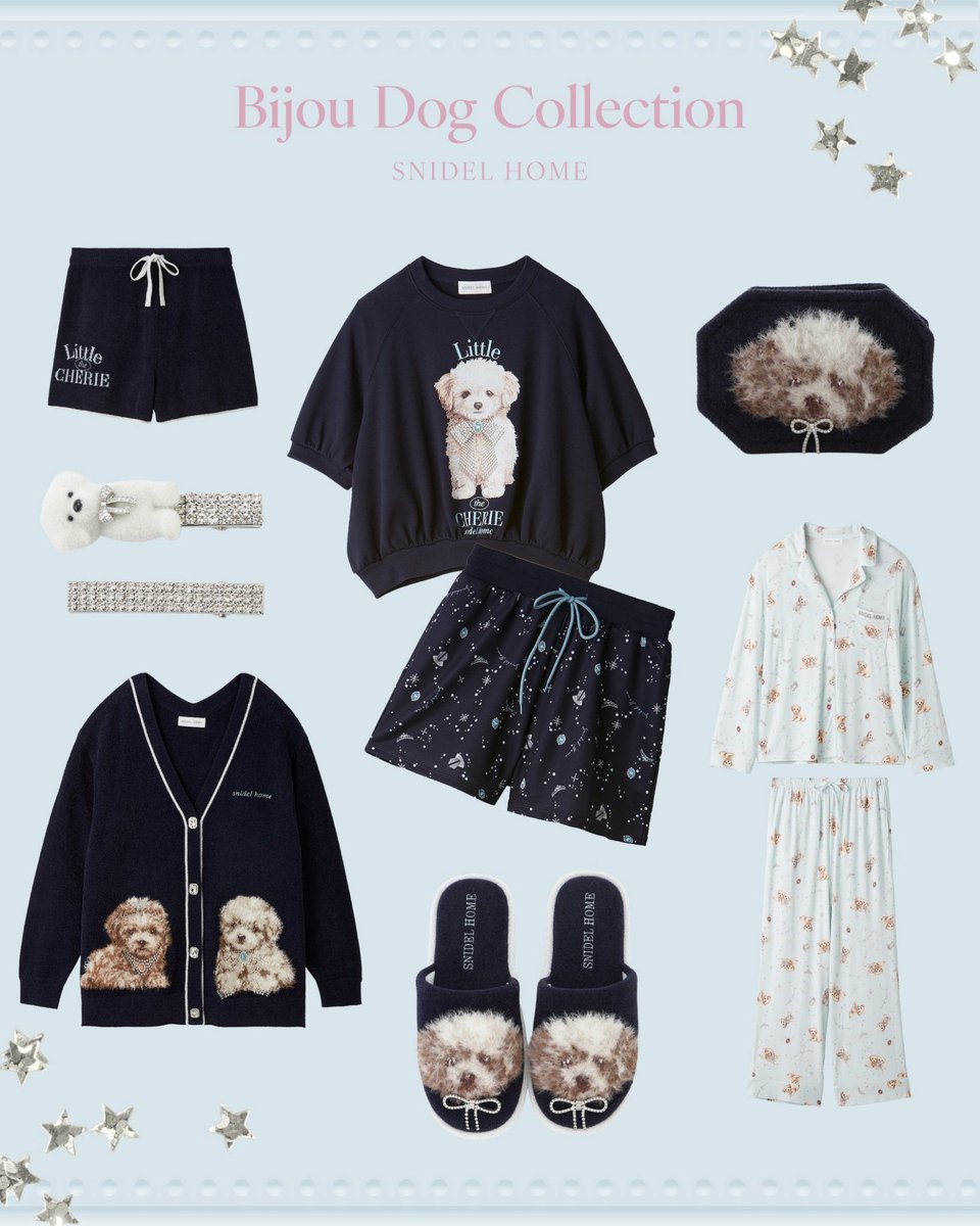 SNIDELHOME's tweet photo. 💫Bijou dog collection🐶💎

【8/19(水)正午より発売】

キラキラのビジューを身につけた
可愛らしいわんちゃんたちに癒されて♡
おそろいの雑貨もご用意！ギフトにもおすすめ✨
▶ https://t.co/G5X3ZyYebd

#SNIDELHOME #スナイデルホーム https://t.co/dFHv37dSb8