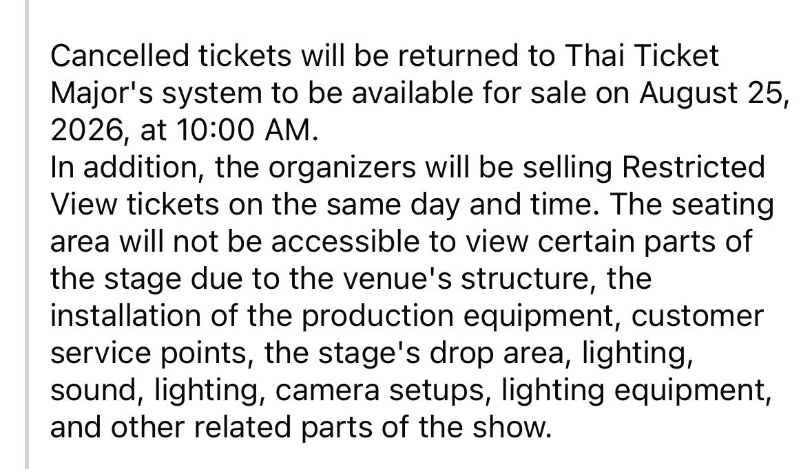 iCatzkku's tweet photo. Grabe sana all live nation thailand 🥹🥹🥹🥹 https://t.co/2ChQ2FSv0Q