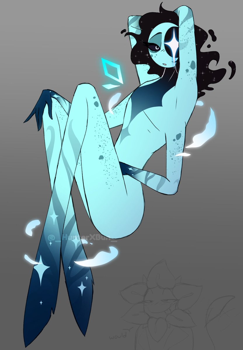 _HunterXBun_'s tweet photo. How I picture Astro's body without his robes/blanket on....

#astronovalite #dandysworld https://t.co/ki4R8rlyIb