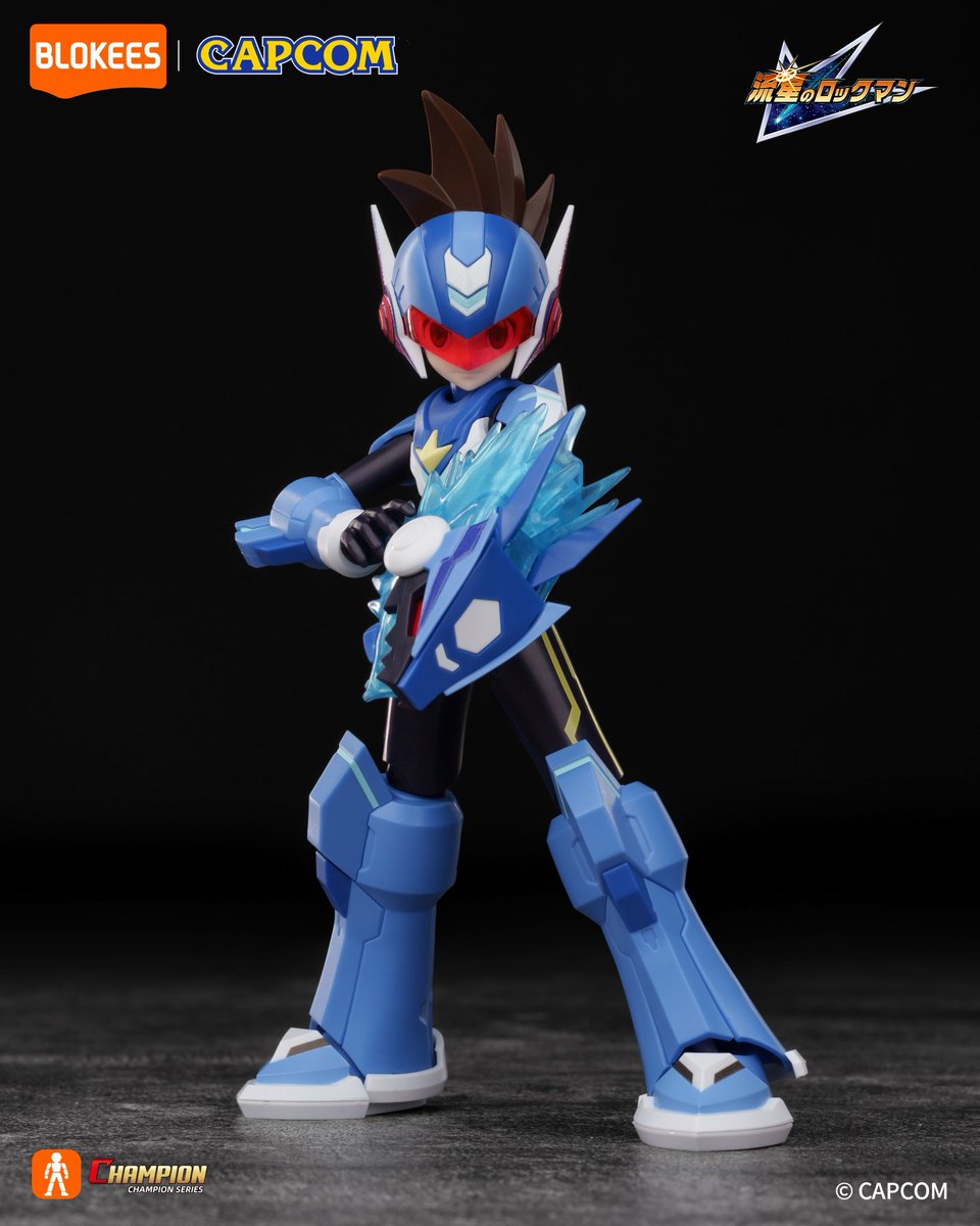 blokees_jp's tweet photo. ブロッキーズ CHAMPION CLASS
『シューティングスター・ロックマン』
『ゼロ（ロックマンゼロ）』

時代を超えた伝説のヒーローたち。その運命の瞬間が近づく——
シューティングスター・ロックマンとロックマンゼロが、今ここに集結！

8月18日(火)より各取扱店舗・インターネットショップにて順次発売！

#ブロッキーズ
#BLOKEES
#ロックマン
#シューティングスターロックマン 
#ロックマンゼロ