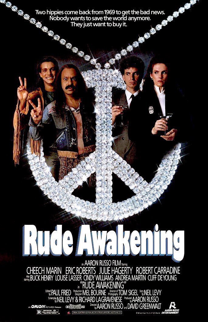 FilmNewsNos's tweet photo. 🎬MOVIE HISTORY: 37 years ago today, August 16, 1989, the movie ‘Rude Awakening’ opened in theaters!
#CheechMarin #EricRoberts #JulieHagerty #RobertCarradine #CindyWilliams #TomSizemore #AndreaMartin #RaeDawnChong #LouiseLasser #TimothyLeary #AaronRusso #DavidGreenwalt https://t.co/yEAbhxfujr