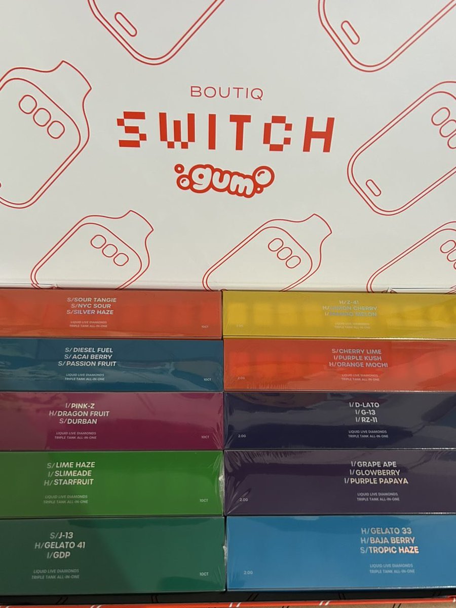 packmansbf0's tweet photo. BOUTIQ 2g DISPOSABLE 
*New gum edition
$16 each for 50+📦
$15.5 each for 100+📦
$15 each for 500+📦
$14.5 each for 1000+📦 https://t.co/Mz78OP4crb
